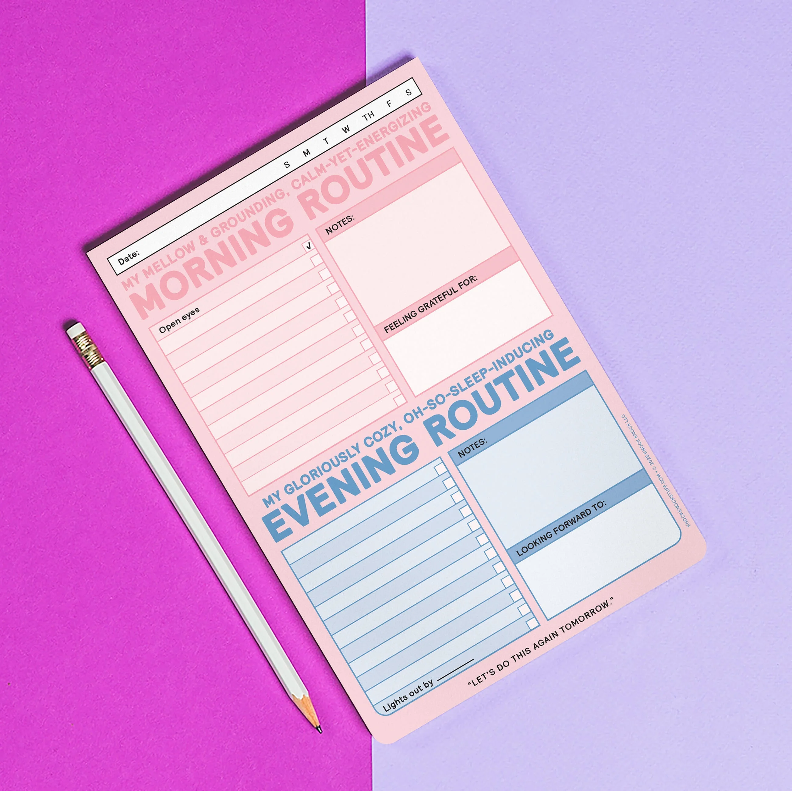 AM/PM Routine Pad - Morning Routine and Evening Routine Tracker Pad - Image 6